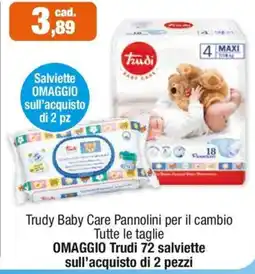 Eufarma Trudy Baby Care Pannolini per il cambio offerta
