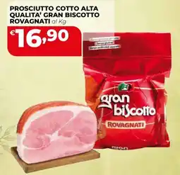 Coop Master Alleanza 3.0 Prosciutto cotto alta qualità gran biscotto Rovagnati offerta