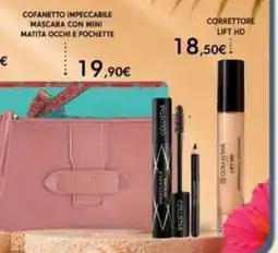 Profumerie Mallardo Cofanetto impeccabile mascara con mini matita occhi e pochette offerta