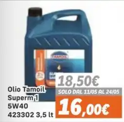Orizzonte Olio Tamoil Superm1 5W40 offerta
