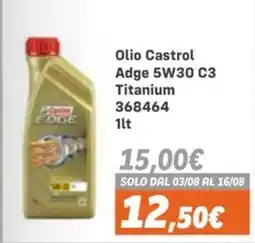 Orizzonte Olio Castrol Adge 5W30 C3 Titanium offerta