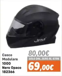 Orizzonte Casco Modulare 1000 JFM Nero Opaco offerta