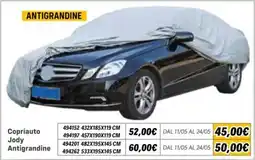 Orizzonte Copriauto Jody Antigrandine offerta