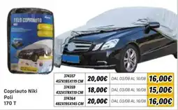 Orizzonte Copriauto Niki Poli 170 T offerta