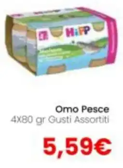 Paniate Omo Pesce HiPP offerta