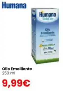 Paniate Humana Olio Emolliente offerta