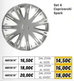 Orizzonte Copricerchi Spark offerta