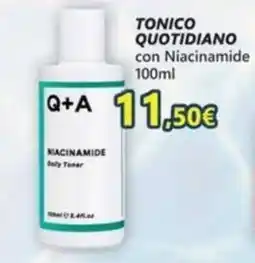 Profumerie Mallardo Q+A tonico quotidiano con niacinamide offerta
