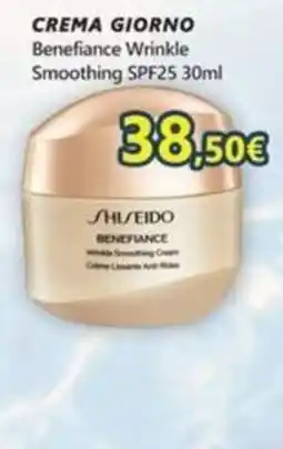 Profumerie Mallardo Shiseido Benefiance Wrinkle Smoothing Cream offerta