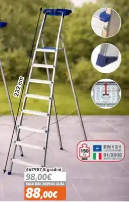 Orizzonte Ladder 8 steps offerta