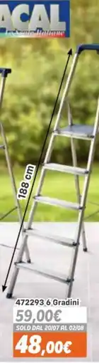 Orizzonte Ladder 6 steps offerta