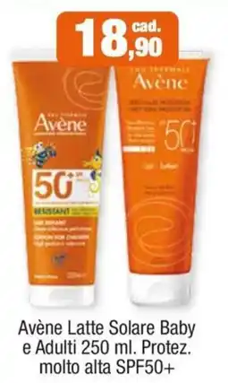 Eufarma Avène Latte Solare Baby e Adulti offerta