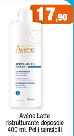 Eufarma Avène Latte ristrutturante doposole offerta