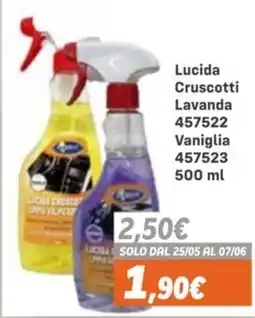 Orizzonte Lucida Cruscotti Lavanda Vaniglia offerta