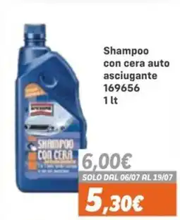 Orizzonte Shampoo con cera auto asciugante offerta
