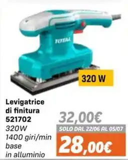 Orizzonte Levigatrice di finitura TOTAL 521702 offerta