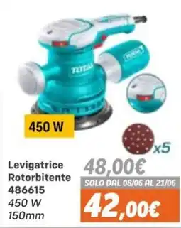 Orizzonte Levigatrice Rotorbitente TITAN offerta