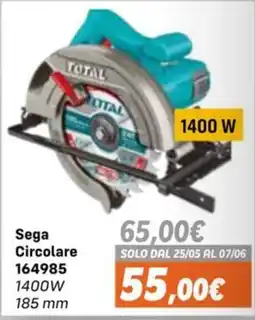 Orizzonte Sega Circolare TOTAL offerta