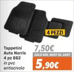 Orizzonte Tappetini Auto Norris offerta