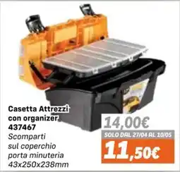Orizzonte Casetta Attrezzi con organizer offerta