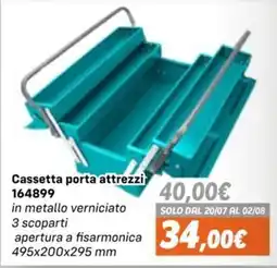 Orizzonte Cassetta porta attrezzi offerta
