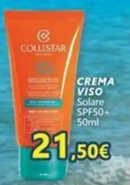 Profumerie Mallardo Collistar Crema Viso Solare SPF50+ offerta