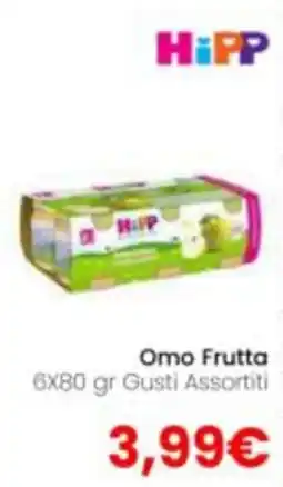 Paniate Omo Frutta Hipp offerta