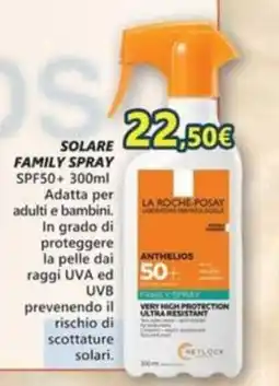 Profumerie Mallardo La Roche-Posay Anthelios Family Spray offerta