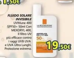 Profumerie Mallardo Fluido solare invisibile Anthelios UVMune 400 offerta