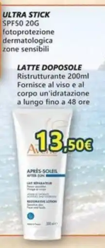 Profumerie Mallardo Latte dopo sole ristrutturante Avene offerta