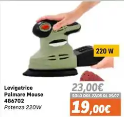 Orizzonte Levigatrice Palmare Mouse offerta