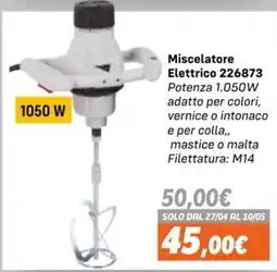 Orizzonte Miscelatore Elettrico offerta