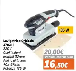 Orizzonte Levigatrice Orbitale offerta