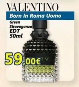 Profumerie Mallardo Valentino Born In Roma Uomo Green Stravaganza EDT offerta