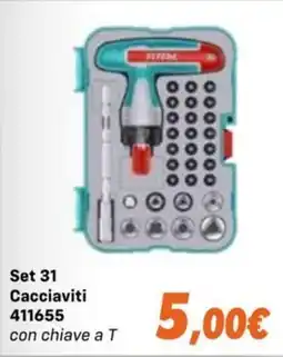 Orizzonte Set 31 Cacciaviti con chiave a T offerta