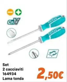 Orizzonte Set 2 cacciaviti TOTAL offerta