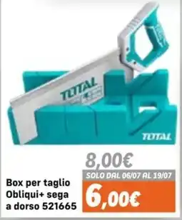 Orizzonte Box per taglio Obliqui+ sega a dorso offerta