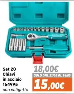 Orizzonte Set 20 Chiavi in acciaio offerta
