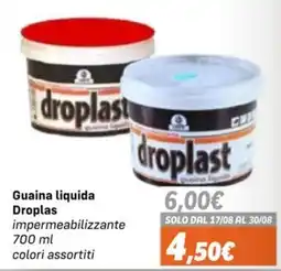 Orizzonte Guaina liquida Droplas offerta