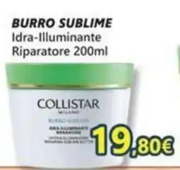 Profumerie Mallardo Burro sublime idra-illuminante riparatore collistar milano offerta