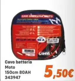 Orizzonte Cavo batteria Moto offerta