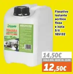 Orizzonte Fissativo isolante acrilico Grizzonte offerta