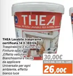 Orizzonte THEA PITTURA LAVABILE PER INTERNI offerta