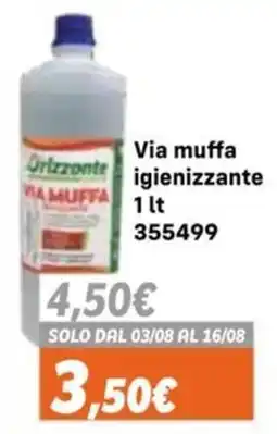 Orizzonte Orizzonte Via muffa igienizzante offerta