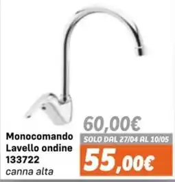 Orizzonte Monocomando Lavello ondine offerta