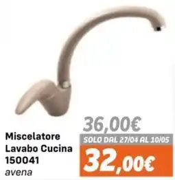 Orizzonte Miscelatore Lavabo Cucina avena offerta