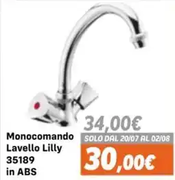 Orizzonte Monocomando Lavello Lilly offerta