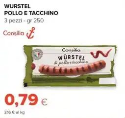 Tigre Amico Würstel di pollo e tacchino Consilia offerta