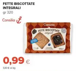 Tigre Amico Fette biscottate integrali Consilia offerta