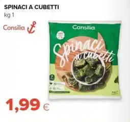 Tigre Amico Spinaci a cubetti Consilia offerta